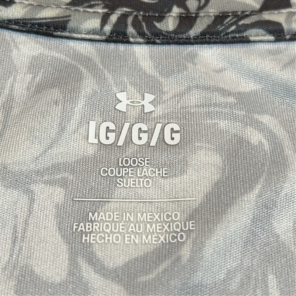 UNDER ARMOUR Shades of Gray Print
Loose Athletic Tee Size L - Picture 5 of 7